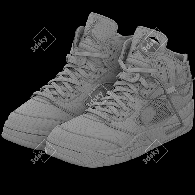 Off-White Military Monster Sneaker Model 3D model image 4