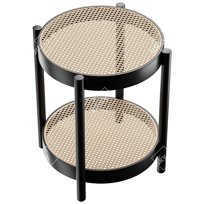  Modern Corona Side Table 460mm 3D model image 2