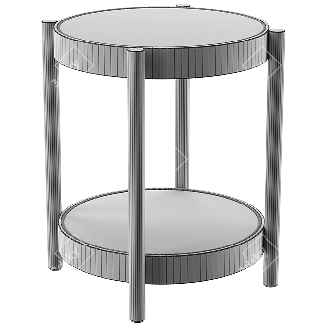  Modern Corona Side Table 460mm 3D model image 3