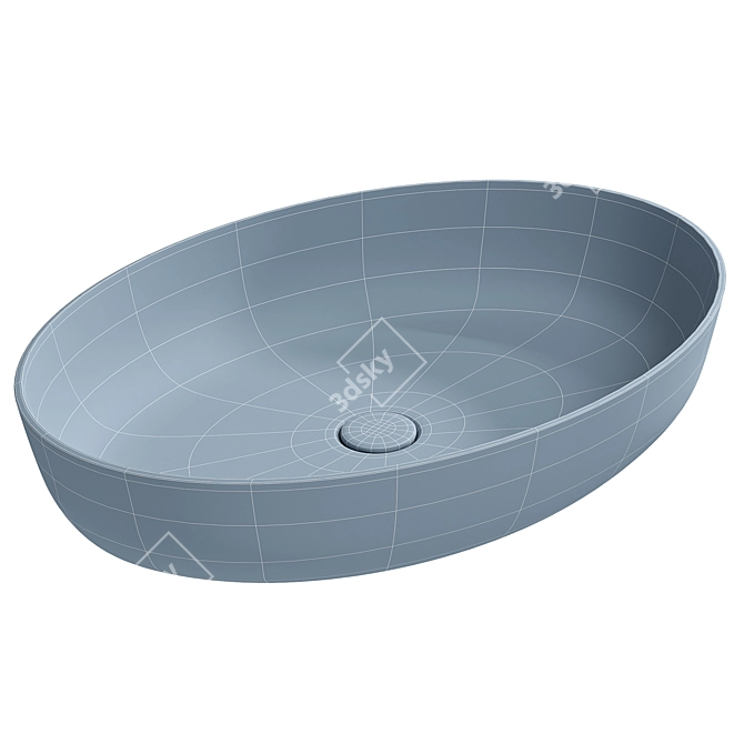 BELBAGNO BB1348 Countertop Sink 3D model image 2