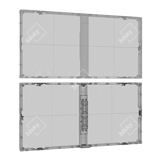 Dynamic Pixel Control Transparent Screen 3D model image 4