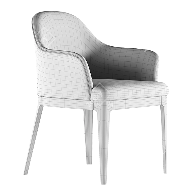 Sleek MARCO Chair Design 3D model image 3