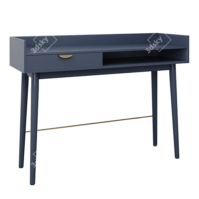 PENELOPE Dark Blue Console Table 3D model image 4