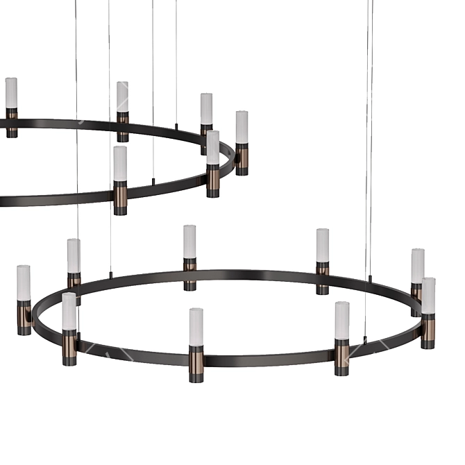 Candel Pendant Light Fixture 3D model image 2