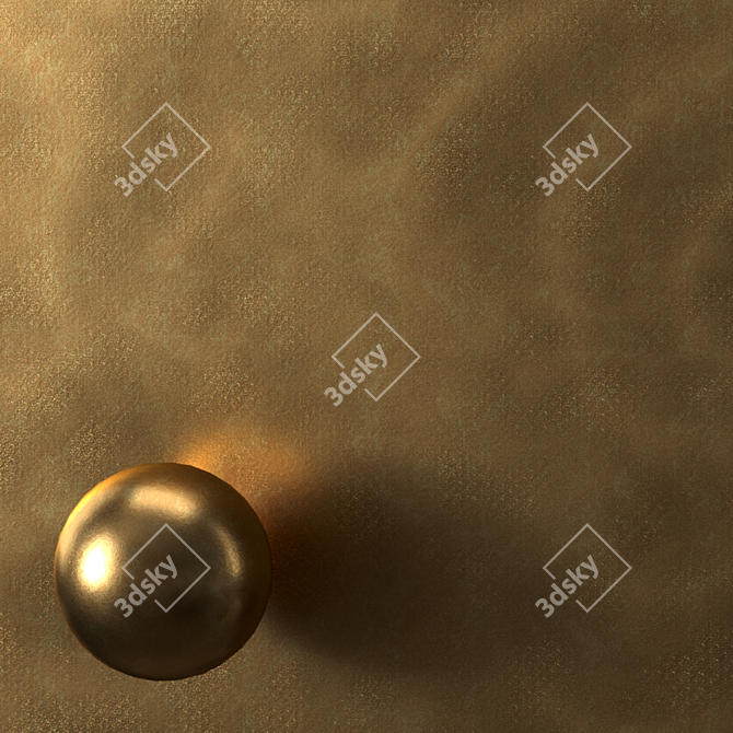 Corona Brass Procedural Material 3D model image 3