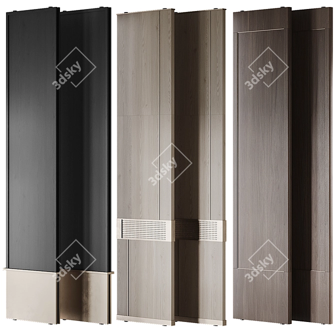 Space Zoning Room Divider Set 3D model image 1