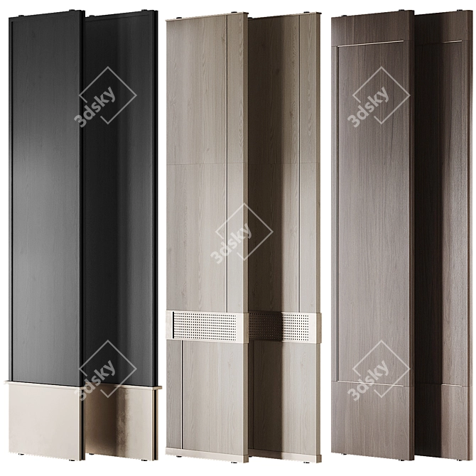 Space Zoning Room Divider Set 3D model image 7