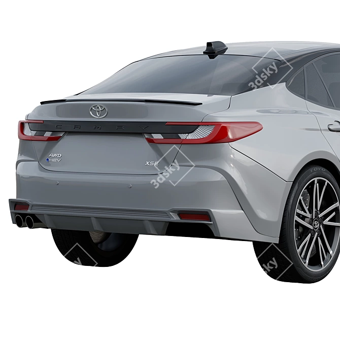 Toyota Camry Hybrid 2025: Versatile Elegance 3D model image 5