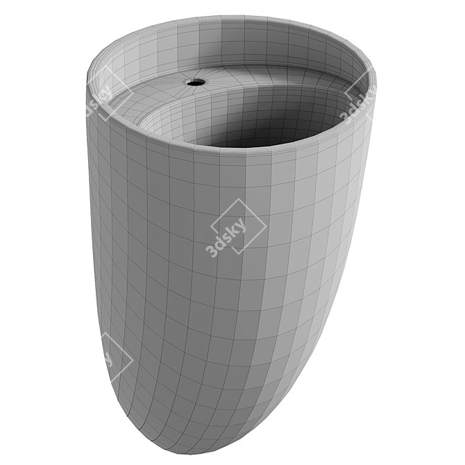 BOCCHI Venezia Ceramic Sink 3D model image 4