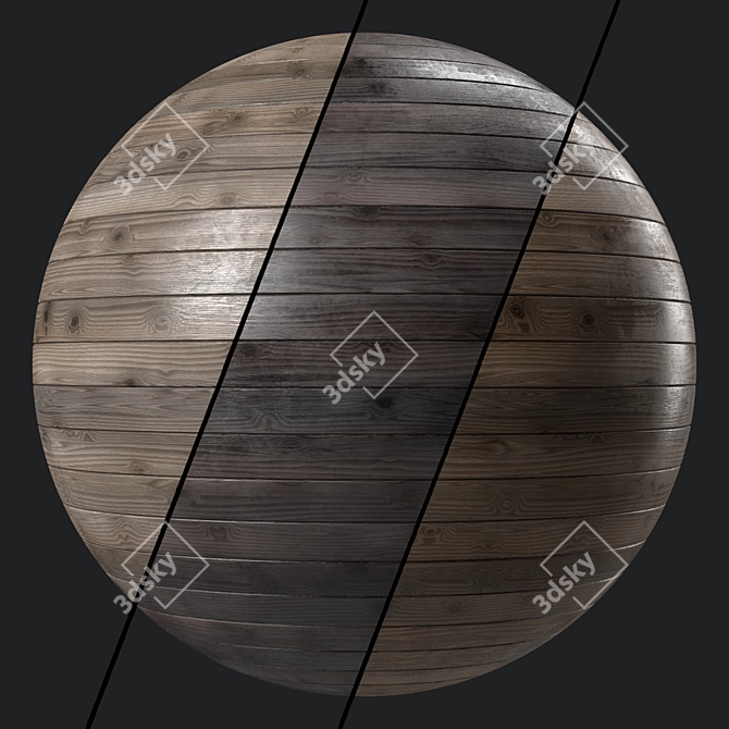 Wood Panel Sbsar Generator 4k 3D model image 1