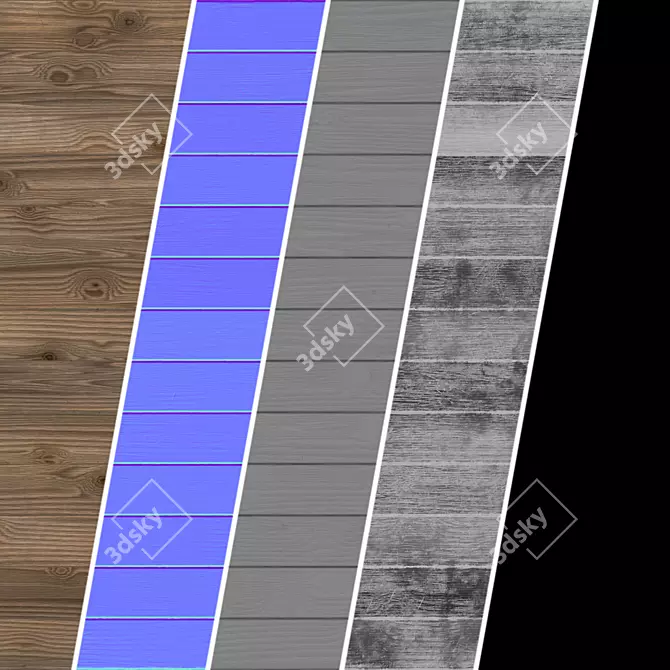 Wood Panel Sbsar Generator 4k 3D model image 4