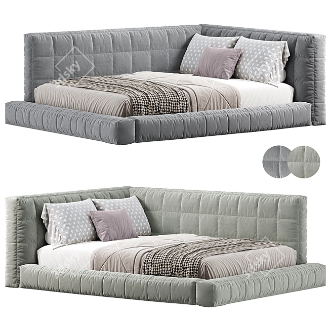 Baldwin Lounge Corner Bed 3D model image 1