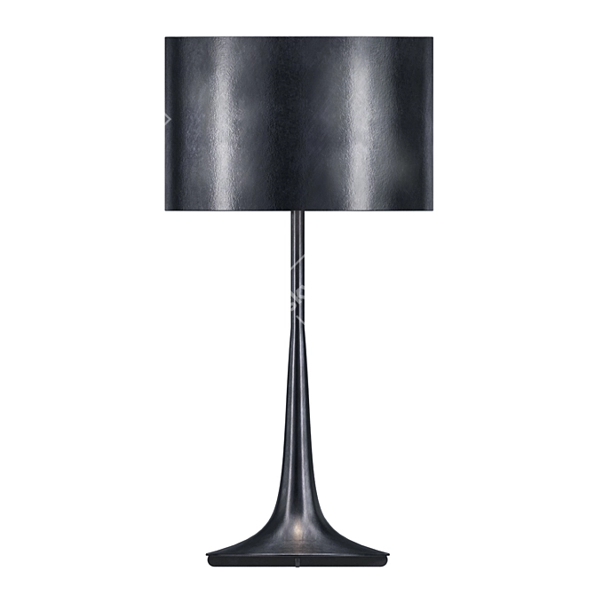 Modern Chic Trilogy Table Lamp 3D model image 3