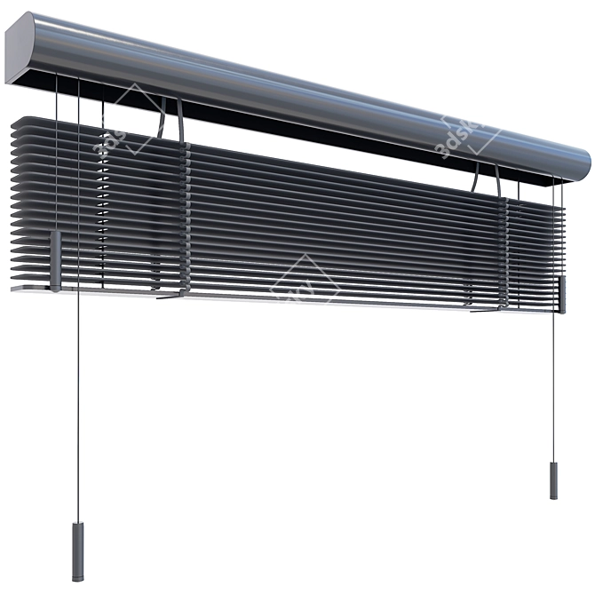 Adjustable Blinds, Window Decor 3D model image 4