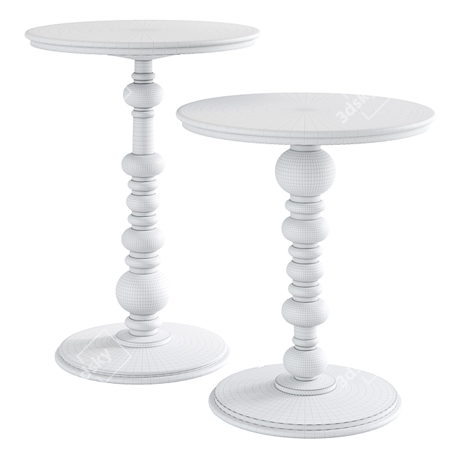 Designer Fruit Side Table - NOS Furniture 3D model image 5