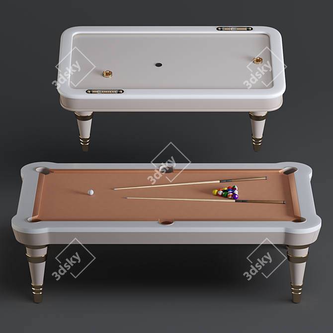 Premium Game Room Furniture Collection 3D model image 2