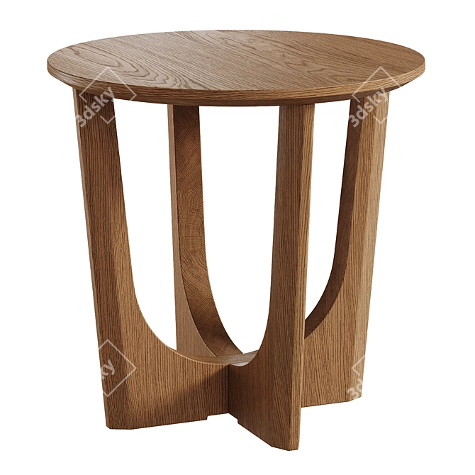 Modern Tovi Side Table 3D model image 2