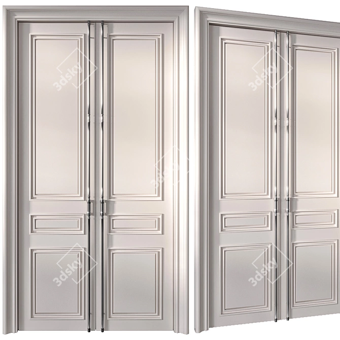 Sophisticated Entrance Door Collection 3D model image 3