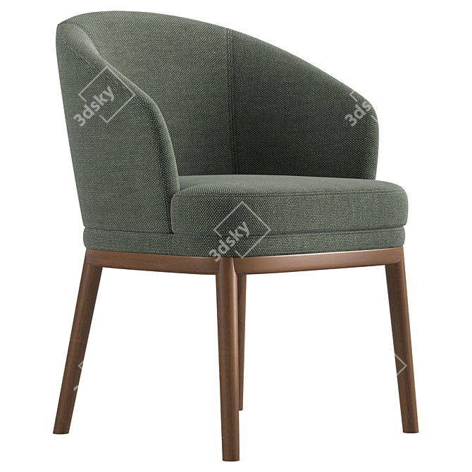 Elegant and Stylish Ruth Chair 3D model image 1