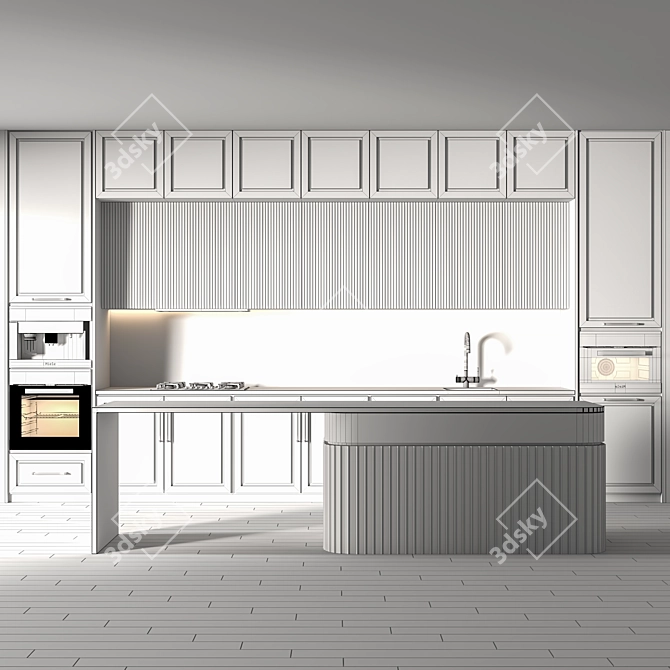 Vray Corona Kitchen044 3D Model 3D model image 7