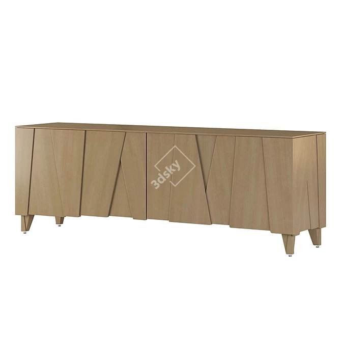 Scala Oak Sideboard by Bina Baitel 3D model image 3