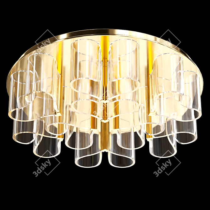 Hearts Ceiling Light 3D Model 3D model image 2