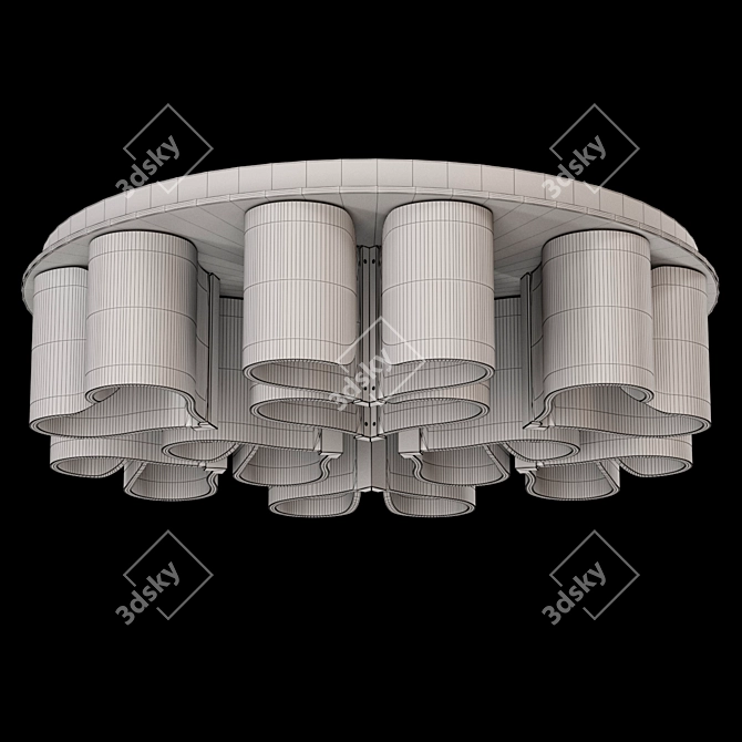 Hearts Ceiling Light 3D Model 3D model image 3