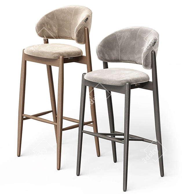 Bar Stools: Family Look Collection 3D model image 2