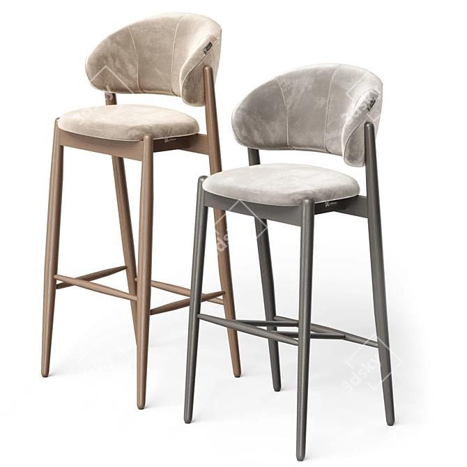 Bar Stools: Family Look Collection 3D model image 9