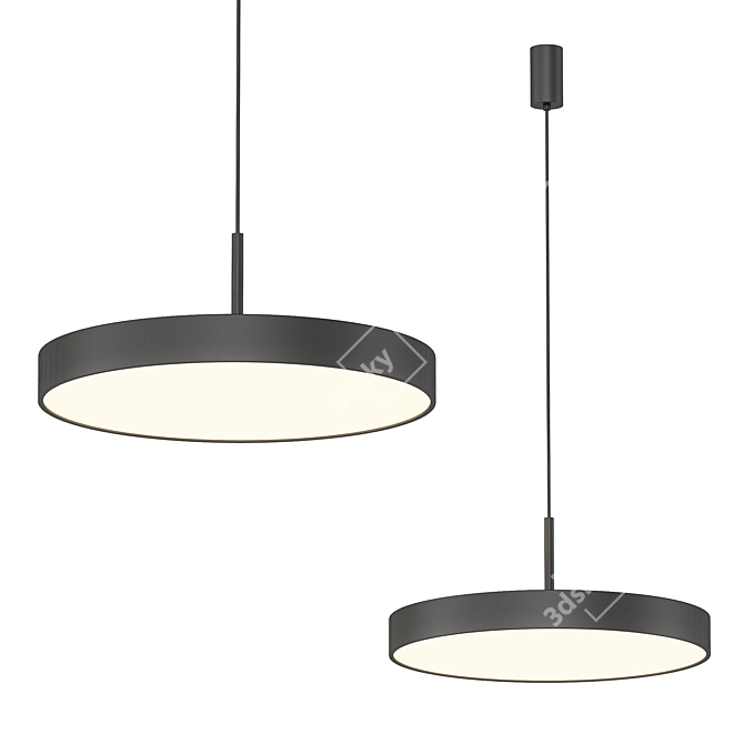 Modern Viokef Pendant Light 3D model image 1