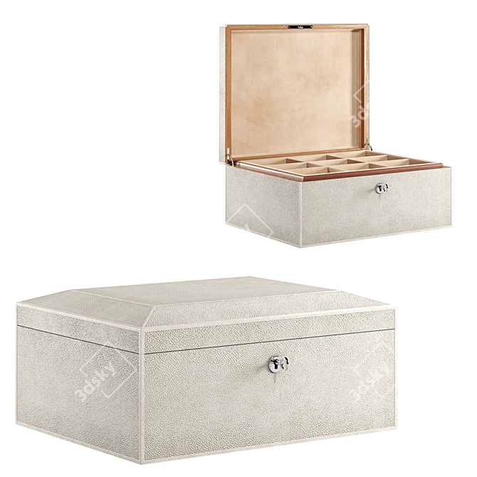 Luxury Jewellery Box Set 1 3D model image 2