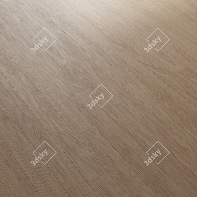 Contemporary Oak Flooring 01 3D model image 3