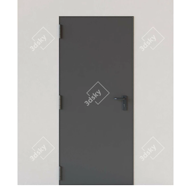 Fireproof Iron Door DIERRE SPLIT 3D model image 4