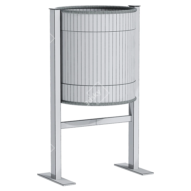 Corona Render Trash Can(Model) 3D model image 3