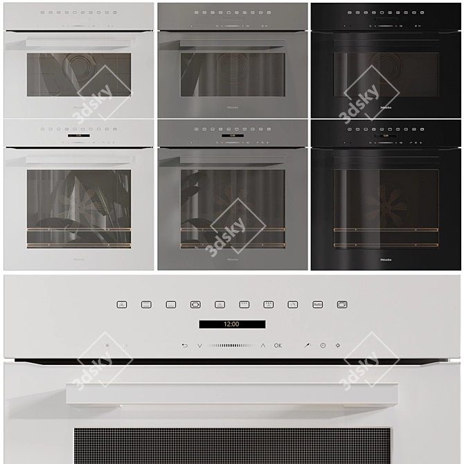 Miele Oven & Microwave Models 3D model image 7