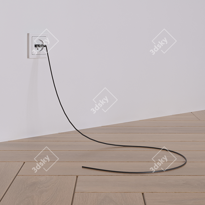 Adjustable Wire Outlet: Wire Editing.Model 3D model image 2