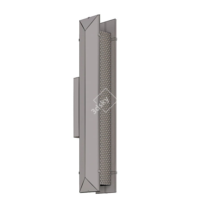 Modern Wall Light Fixture 3D Model 3D model image 4