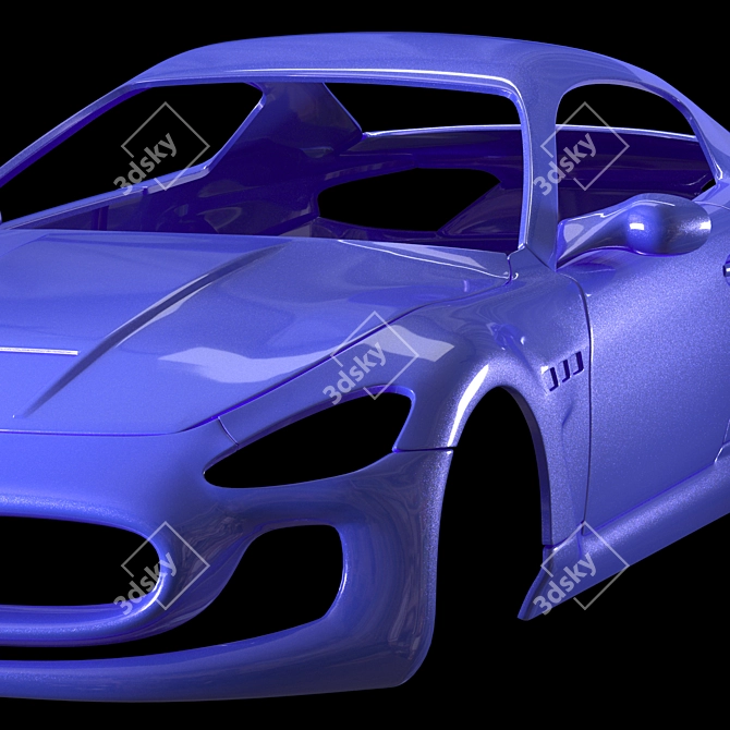 Corona Pearl Car Paint Material 3D model image 4