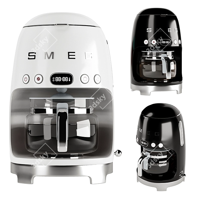 Premium Coffee Makers Set: Lavazza, Nespresso, Philips 3D model image 3