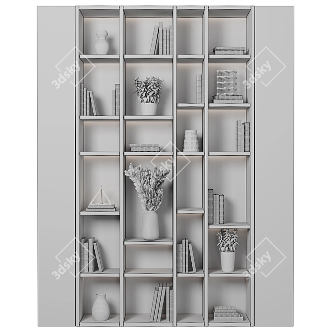 Customizable Modular Shelving 3D model image 4