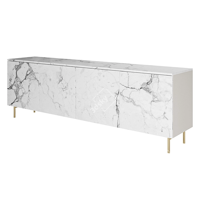  Modern Universal Ceramic Sideboard 3D model image 3