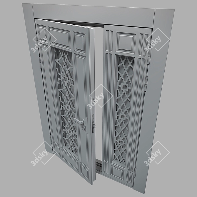 Custom Entry Doors: FALKO Stylized 3D model image 3