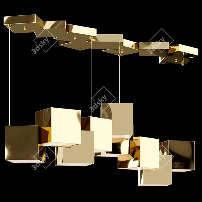 BLITZ Pendant Light 3D Model 3D model image 4