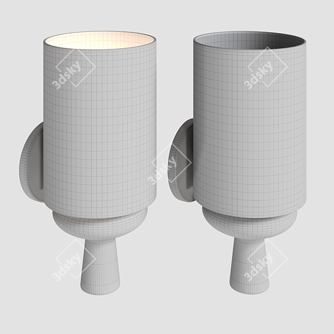 Napa Valley Wall Sconce 3D model image 2