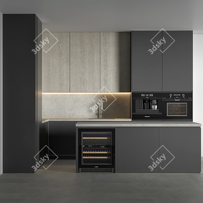 Legacy Kitchen 28 Corona Vray 3D model image 4