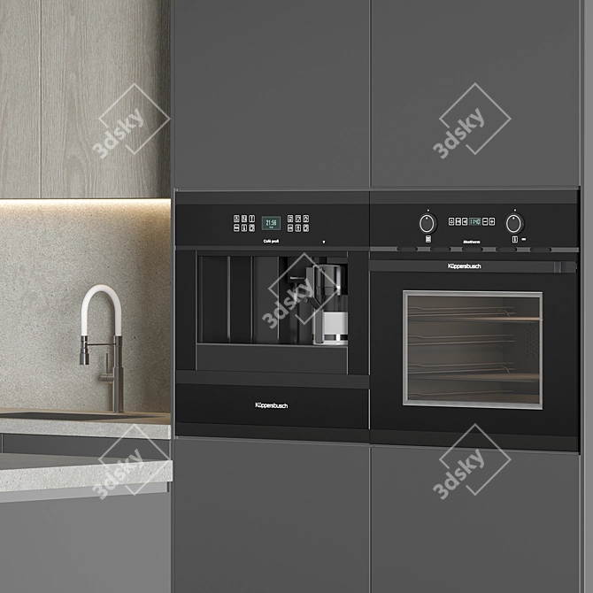 Legacy Kitchen 28 Corona Vray 3D model image 1