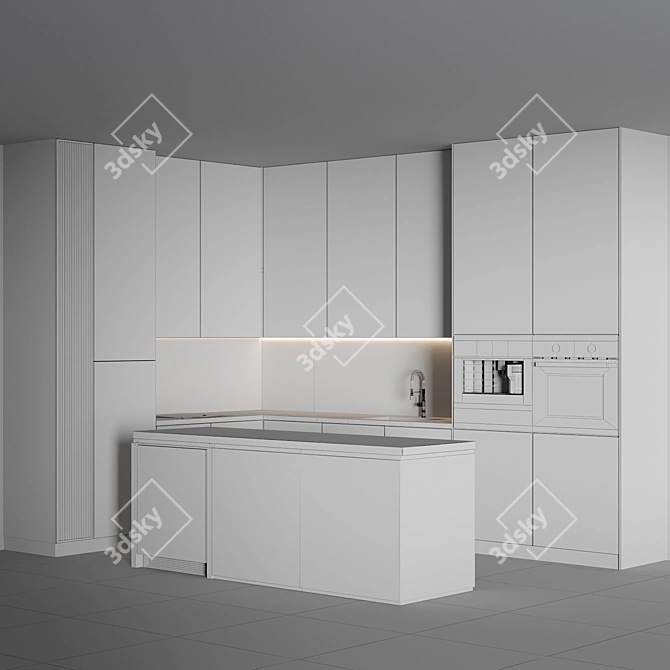 Legacy Kitchen 28 Corona Vray 3D model image 3