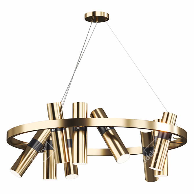  Zortes Tweeny Pendant Chandelier 3D model image 3