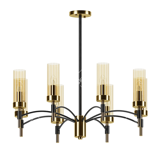 Elegant Lumion Sharon Ceiling Chandelier 3D model image 2