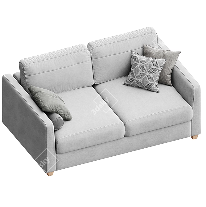 Modern Brookville Sofa 3D Model 3D model image 4